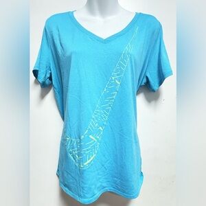 Nike Women's Aqua V-Neck Tee